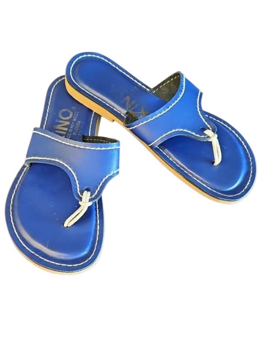 Kino Royal Blue Thong Sandals Size 7